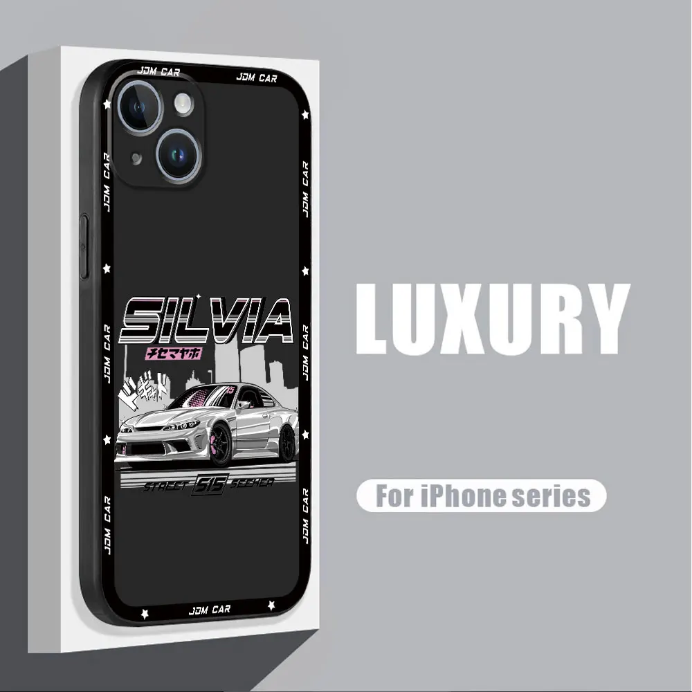 JDM Dream Car Sport Phone Case for Google Pixel 7a 8 Pro 6 Pro 6a 7 Pro Silicone Cover Coque