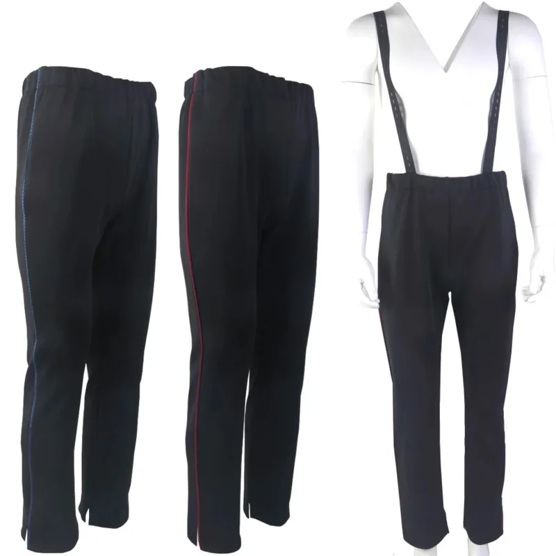 3 Colors for Picard 3 Admiral Mens Red Trousers Starfleet Will Gold Stripe Pants Overalls ST Cosplay Costume