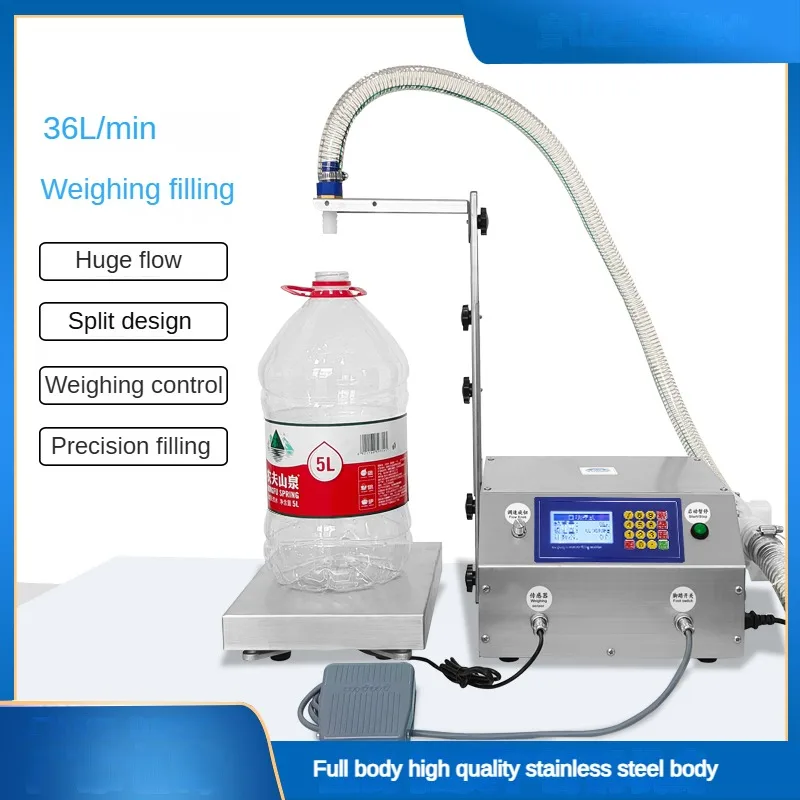 CSY-L36 Automatische quantitative Flüssigkeitsfüllmaschine mit großem Durchfluss für den Zustand zu Hause. Waschmittel für Speiseöldünger
