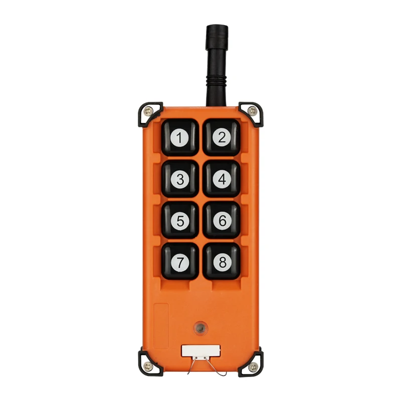 433Mhz 6V Industrial 8 Button Wireless RF Remote Controller Enclosure Shell For Electric Hoist/ Overhead Crane