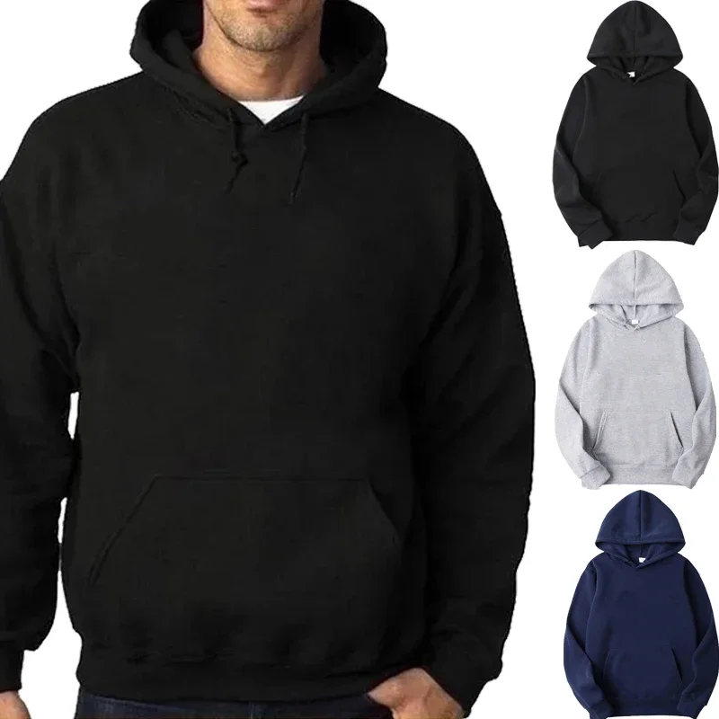 Men's Hoodies Casual Sports Pullover Fitness Jogger Tops Hot Sale Sweatshirt Hoodies New in Sweatshirts