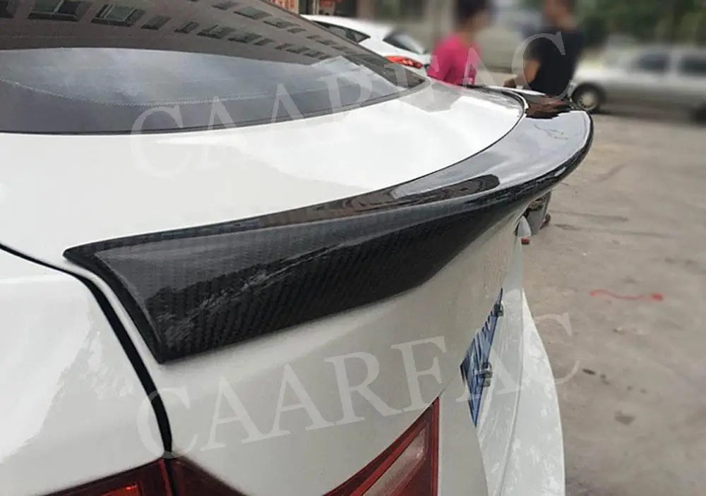 

Carbon Fiber Car Rear Trunk Spoiler Bumper Lip Wings For BMW X6 E71 F16 2008-2018 Boot External Decoration
