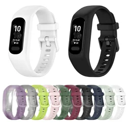 Silicone watch strap Replacement wristband suitable for Garmin vivosmart 5 bracelet correa