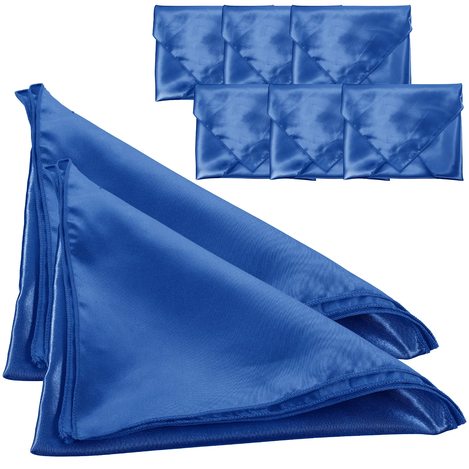 

8 Pcs Reusable Cloth Napkin Dinner Napkins Satin Halloween for Guest Dish Cloths