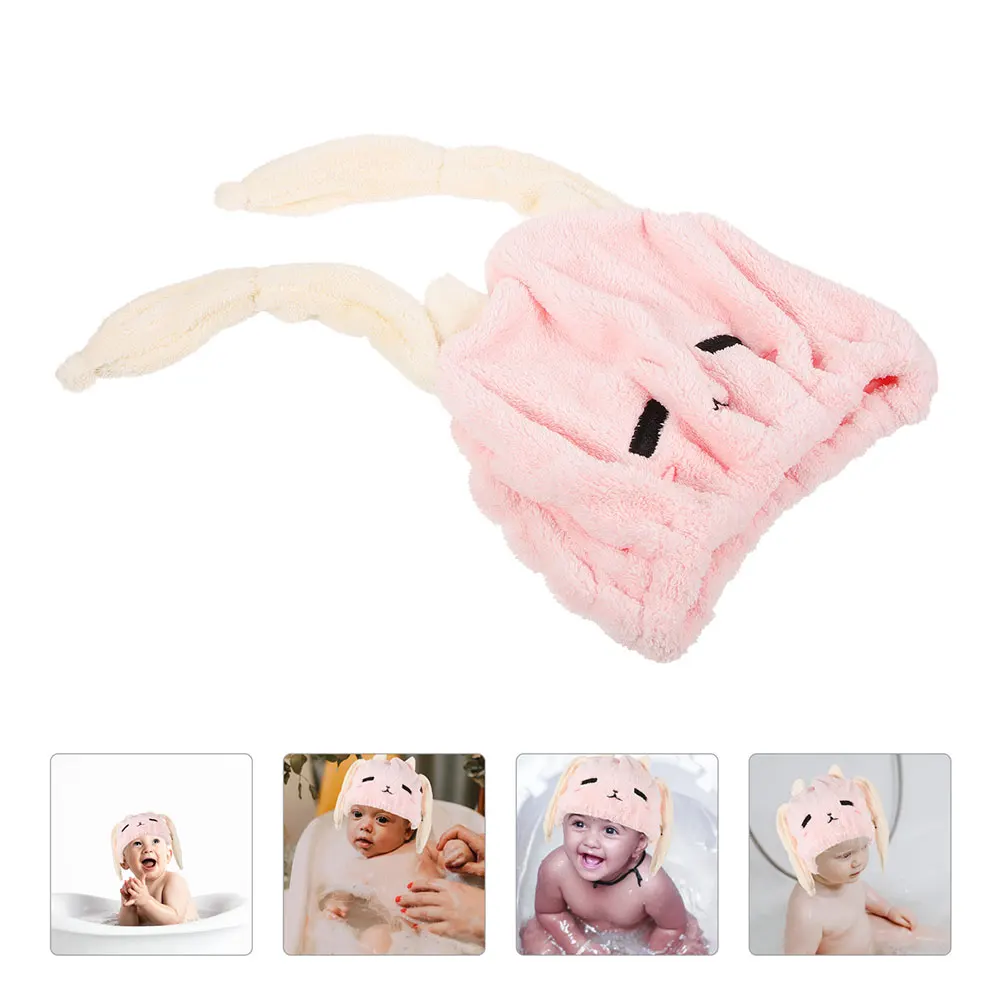 

2pcs Thick Microfiber Super Absorbent Quick Dry Turban Efficient Towel Cap Girls Towel For Long Use Hair Drying Towels For