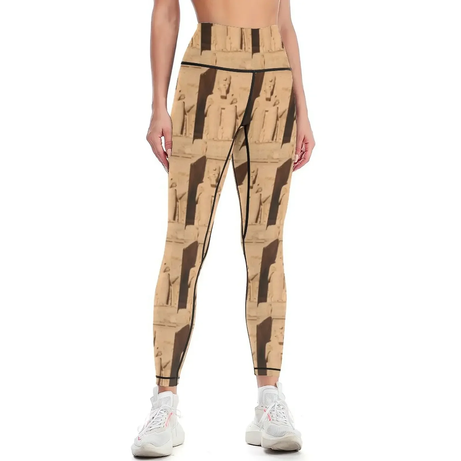 Ramesses II EgyptAbu Simbel Temples Leggings gym's clothing Training pants for physical Womens Leggings