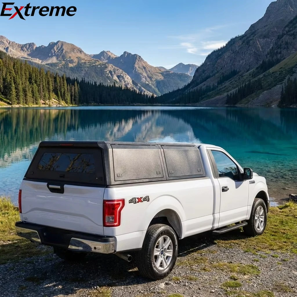 

EXTREME Lightweight Truck Camper Hardtop Canopy with Locking Function for F150 99-04 8.0FT/ F250 17-25 8FT