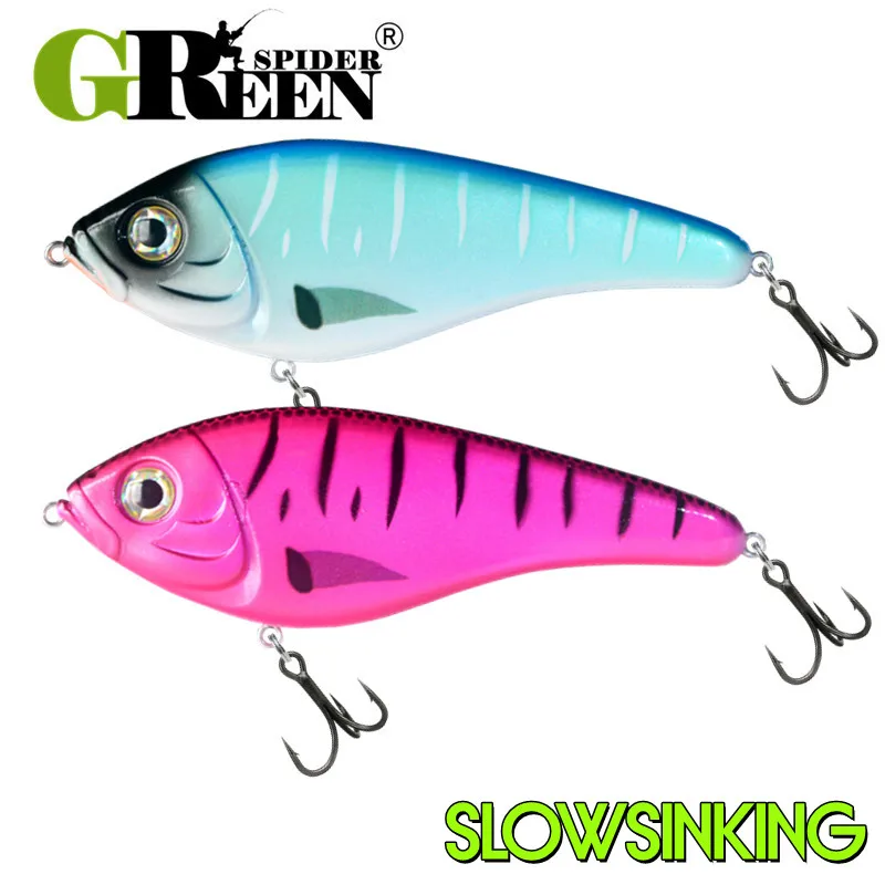 100 مللي متر 36 جرام Jerkbaits بطيئة غرق المنزلق السحر بصوت عال كرانكبيتس ويستين إغراء Jerkbait الصيد ل بايك Walleye #1