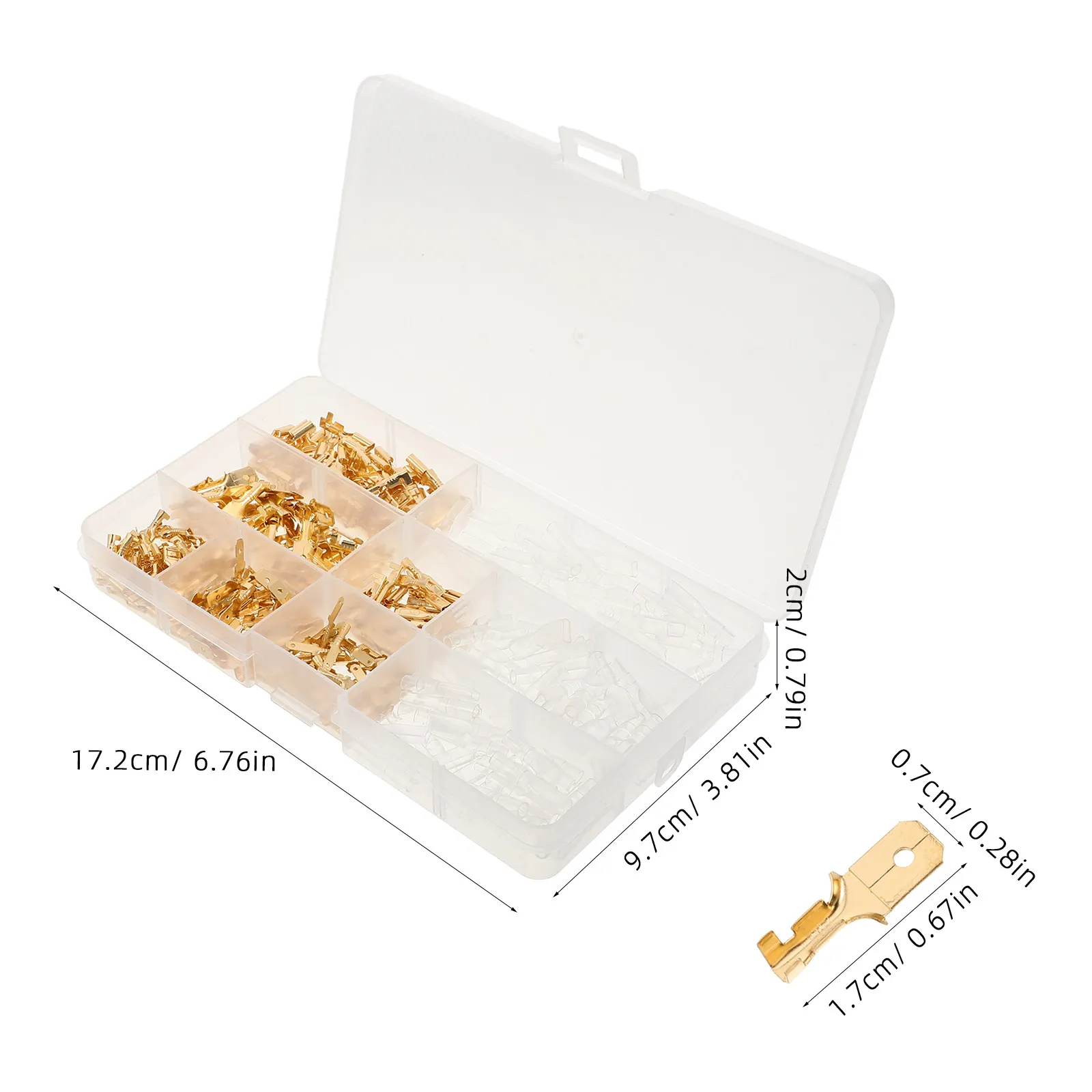 315Pcs Electrical Connector Assortment Quick Splice Wire Crimp Terminal Blocks Insulated PVC Sleeve Vehicle Wiring Repair Kit