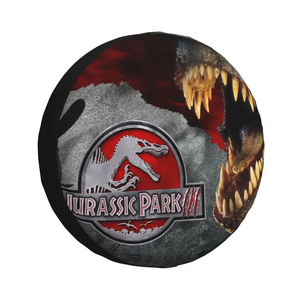 Maßgefertigter Jurassic Park Reserverad-Schutz 4WD 4x4 RV Sci-Fi Dinosaurier für Toyota RAV4 Prado 14" 15" 16" 17" Zoll – Detail 9