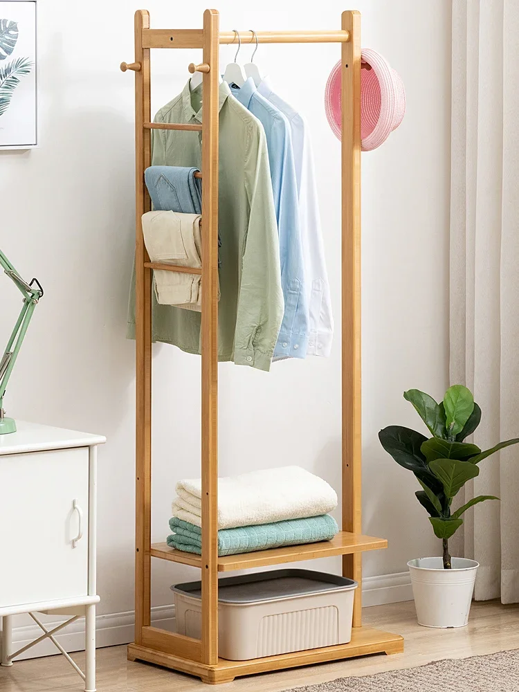 

Hanging hangers, floor-to-ceiling bedroom coat racks, wardrobes, hanging clothes, storage shelves, simple Internet celebrity