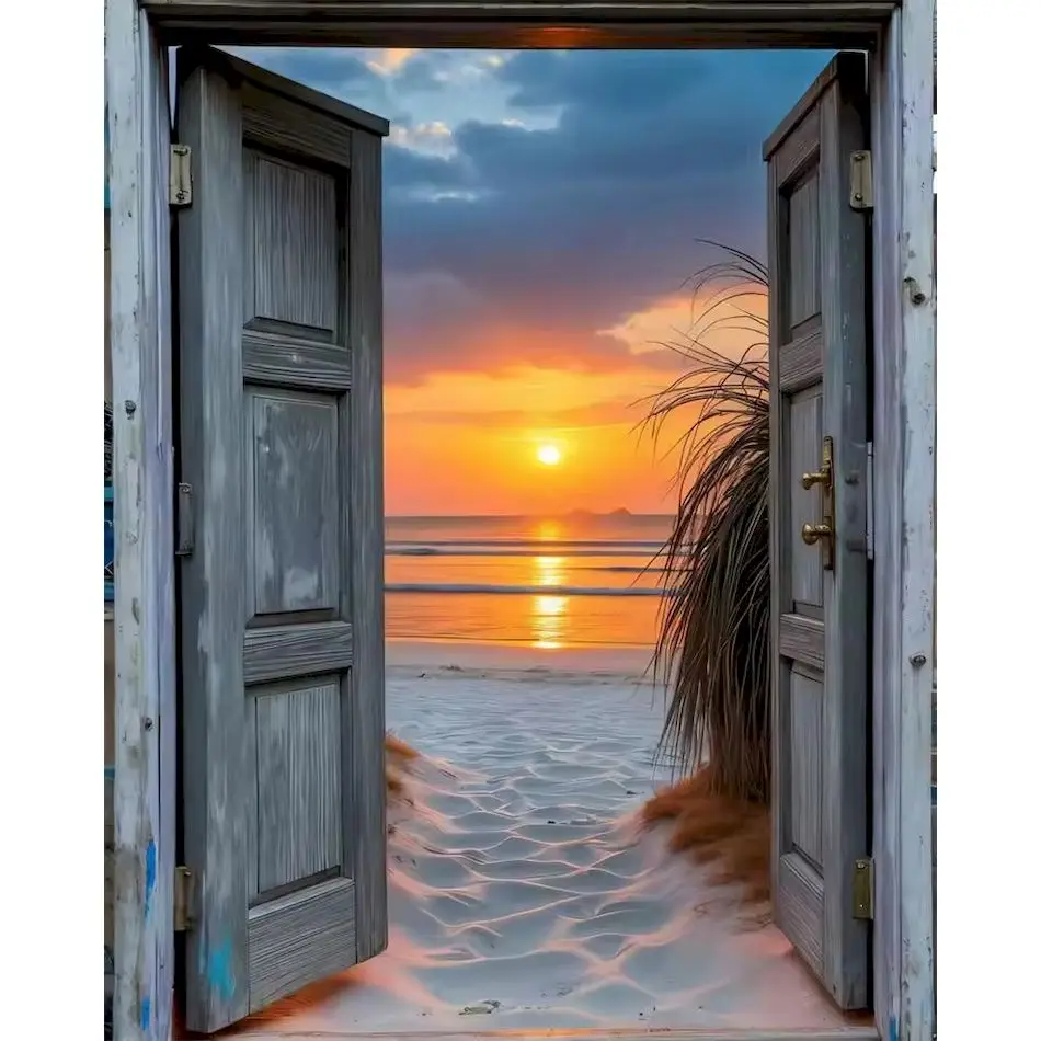 1pc frameless Painting By Numbers Draw For Beginner Canvas Painting Markers By Numbers Crafts Kill Time Oil Drawing Bedroom Deco - view 6