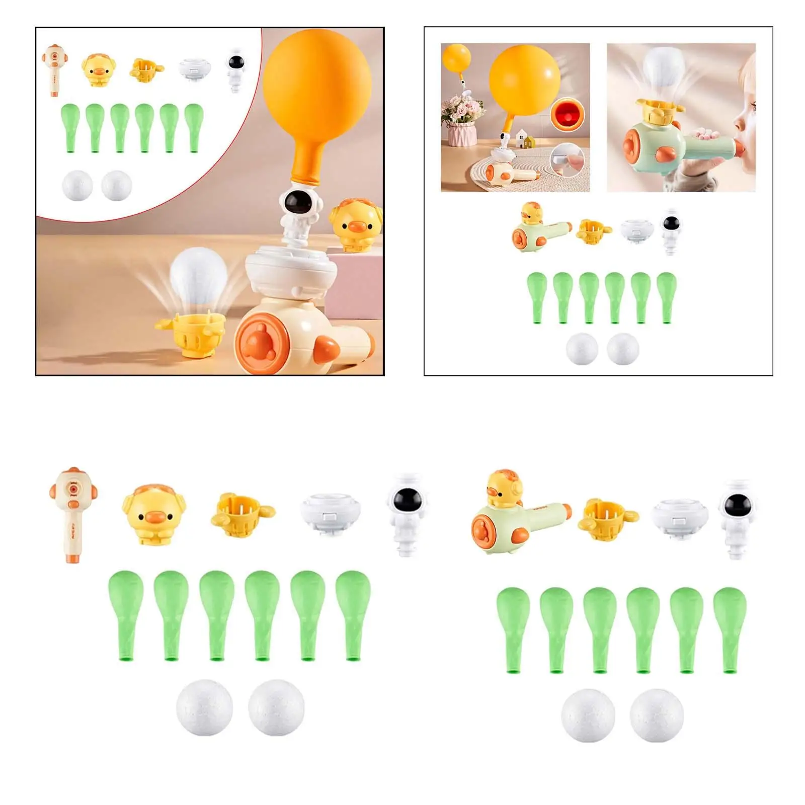 

Blow Pipe Balls Balloon Blowing Ball Toy for Children Kids Toddlers