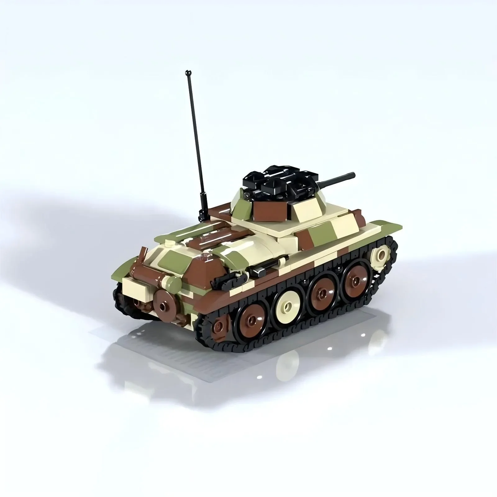 High-Tech Equipment Infantry Fighting Vehicle Building Blocks MOC Military Tank Sdkfz 140 Scout Car Model DIY Kids Toys Gift