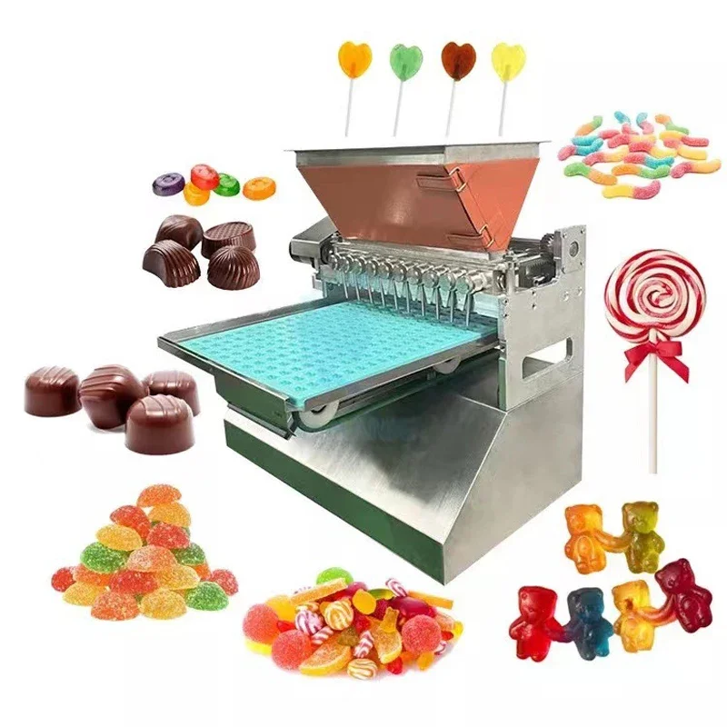 YG OEM Factory Granola Bar And Ice Sealing Candy Making Machine Fruit Vitamin Depositor Soft Bear Gummy Candy Make Machine