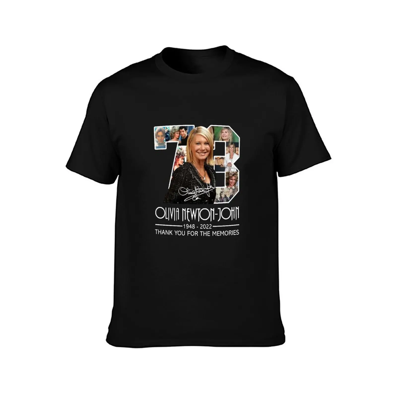 Rest in Peace Olivia Newton John Signature T-Shirt Streetwear Print Tee Shirt T-Shirt