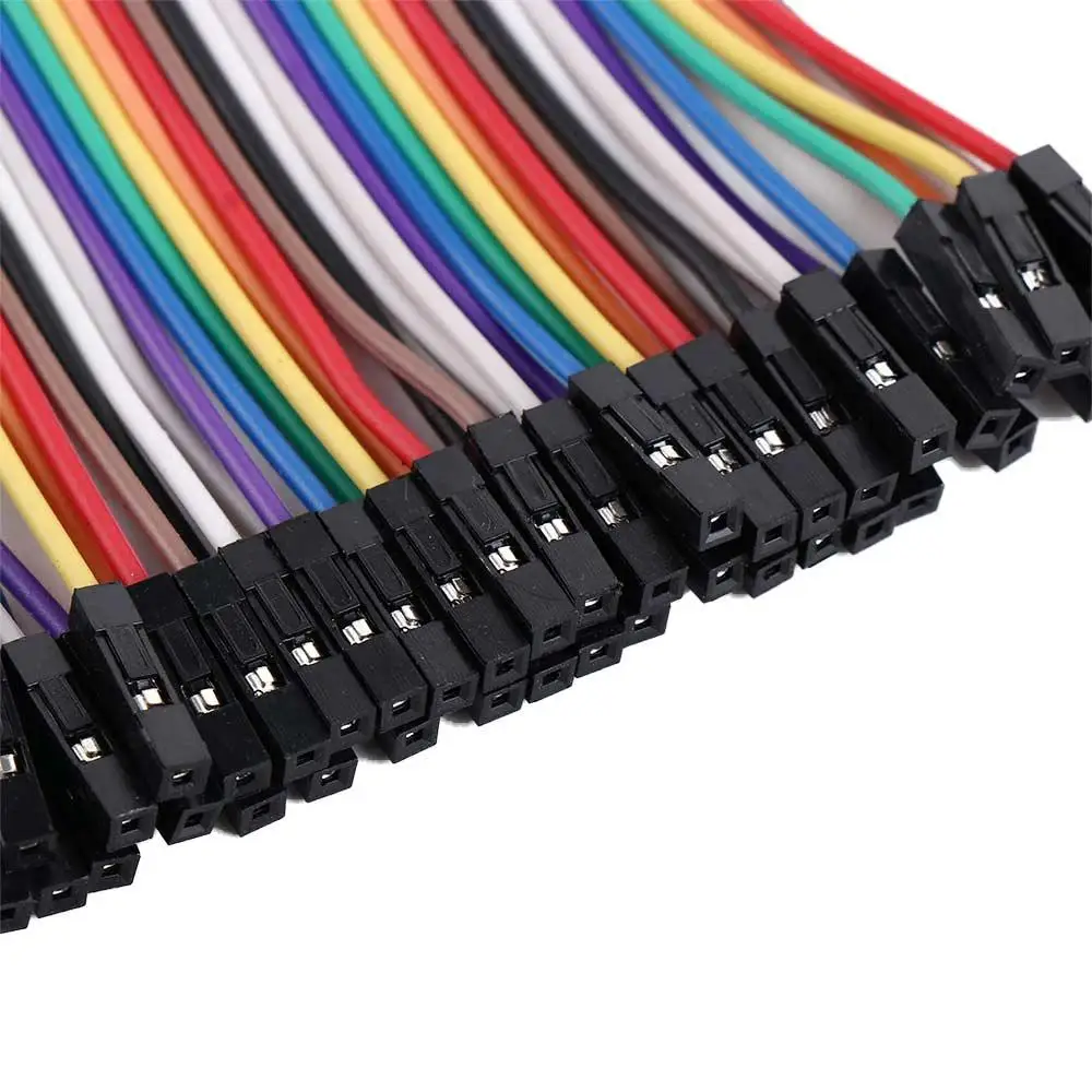 Female To Female Arduino Breadboard 10cm Male To  Female DIY Electronic Kit Jumper Wire Connector Dupont Cable