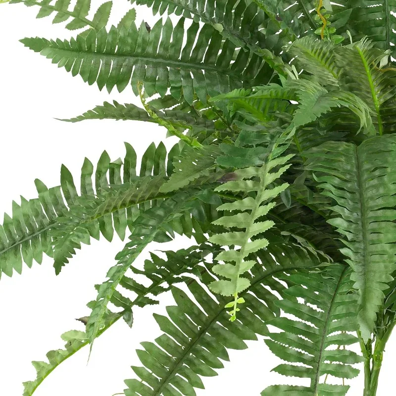 40IN Artificial Boston Fern Large Hanging Plant, Set of 2 Artificial Ferns that Look Real for Home Décor