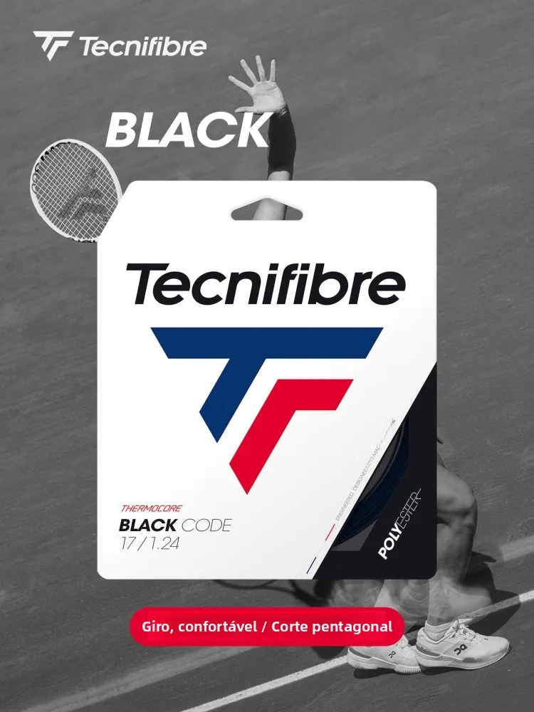 tecnifibre-professional-tennis-string-black-code-polyester-rotating-hard-string-50-55-pound-tensile-strength-sports-fitness