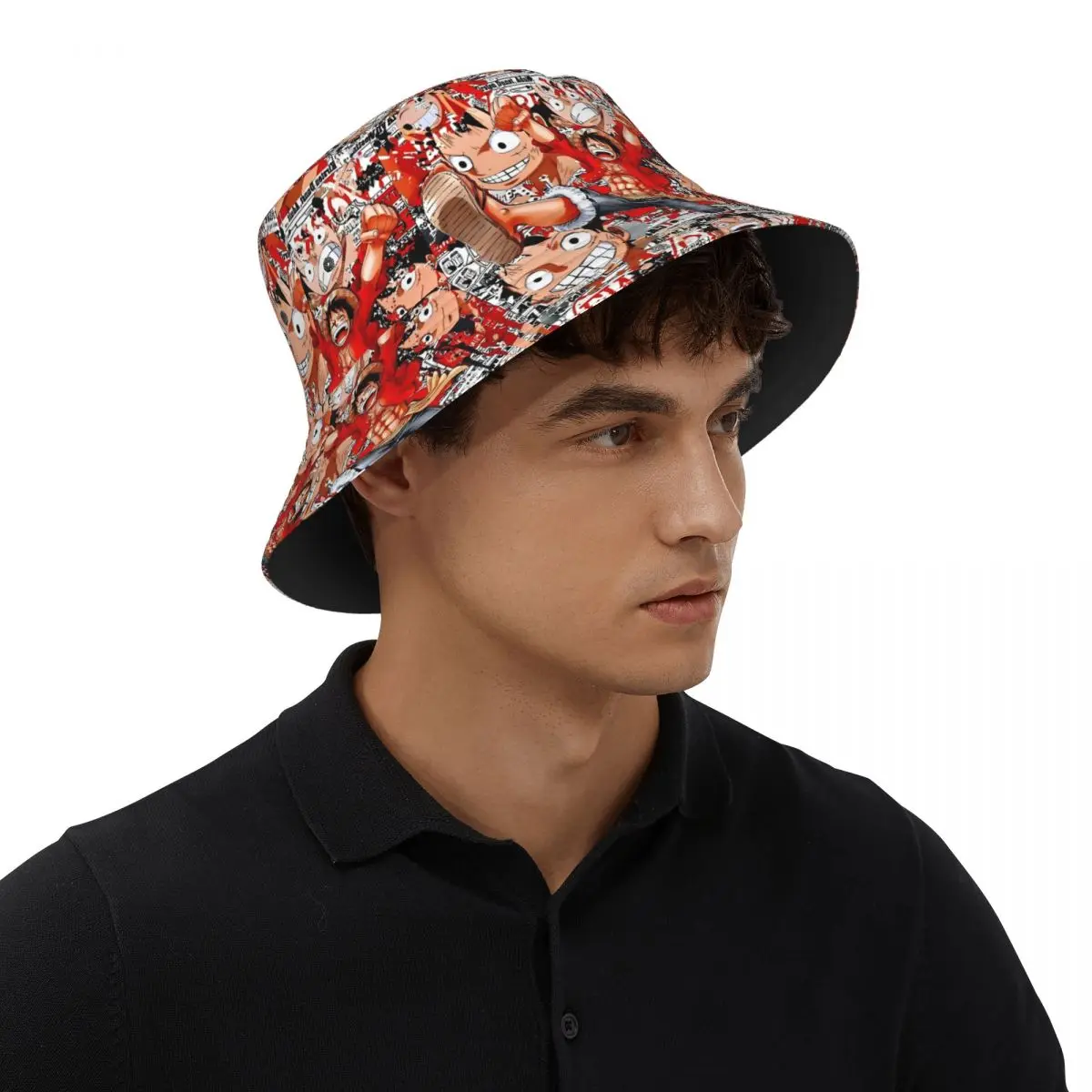 Topi Ember Anime One Piece Luf - Anime Merchandise Women ulasan dan harga