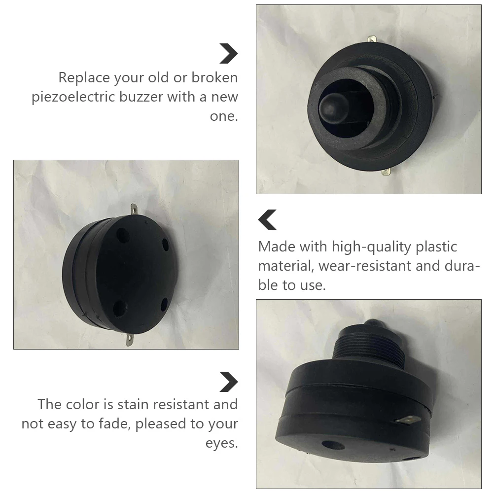 

6PCS Car Tweeters Piezoelectric Adapter Speakers Loud Audio Horn Systems Stain Resistant Compact Reliable Easy Install Car Parts