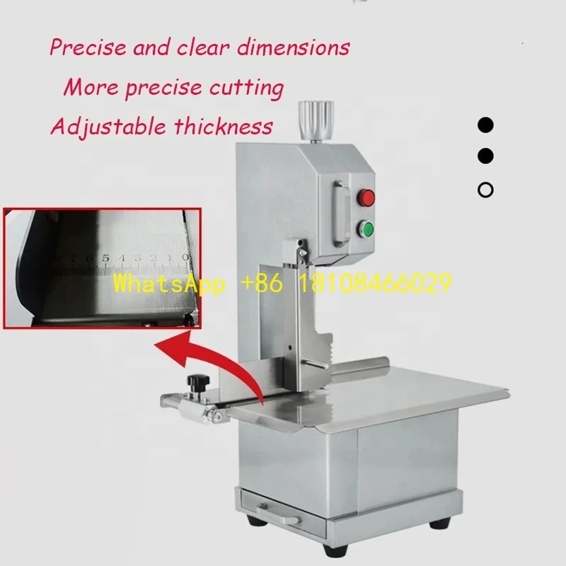 

Frozen Meat Fish Chainsaw Tools Commerical Electric Sawing Maker Bone Cutting Machine for Home Steak