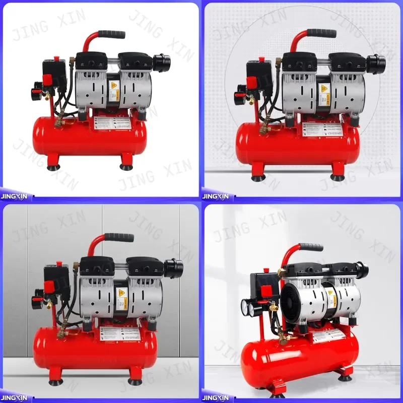 custom for Oil Free Air Compressor 220V Small Woodworking Air Pump Tool Mute Profession High Quality Air Compression Machine