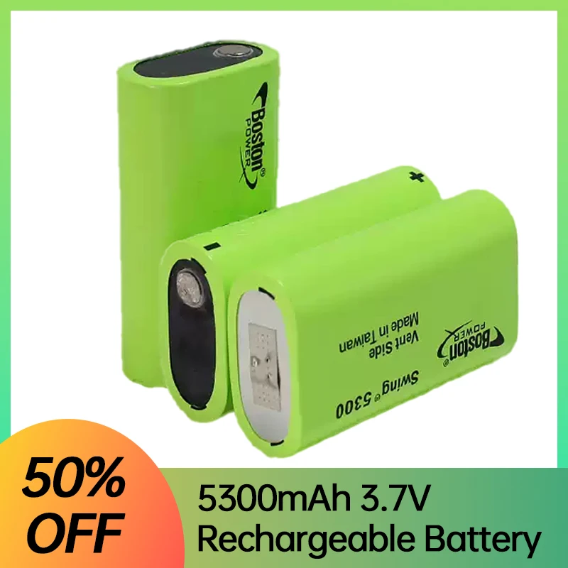 5300mAh 3.7V Li-ion Power Battery, Low Temperature Resistant, 13A High Discharge, -40°C Extreme Cold Use