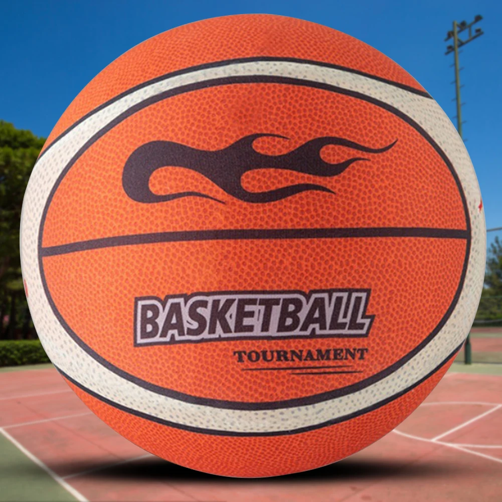 18/21/24cm Silent Basketball High-Resilience Quiet Basketball Size 3/5/7 Dribbling Basketball for Various Indoor Activities