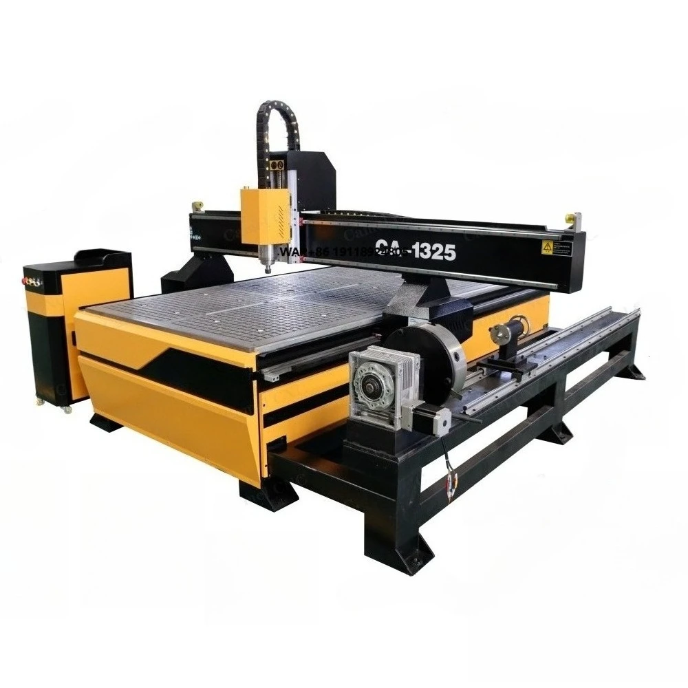 4 Axis CNC Router Metal Cutting Machine 3D Wood Carving CNC Router With CE Certificate