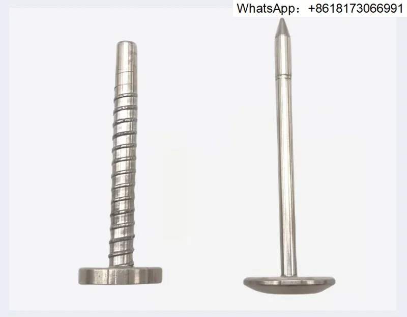 Laparoscopic surgical instruments Thoracentesis Threaded stainless steel metal stamp card