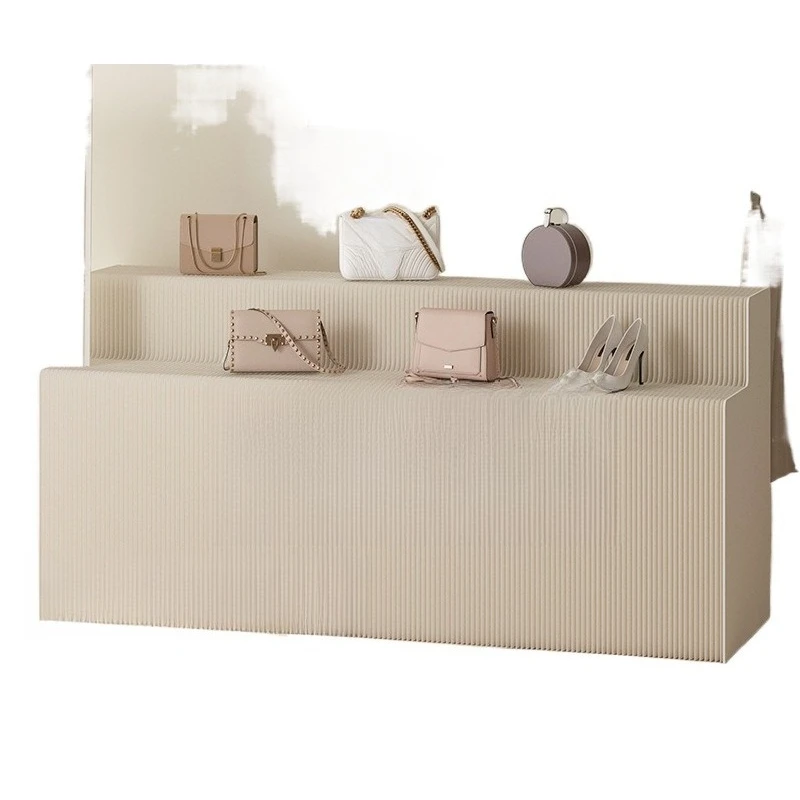 

Long paper booth, display stand multi-function, display stand exhibition front desk, store shelf
