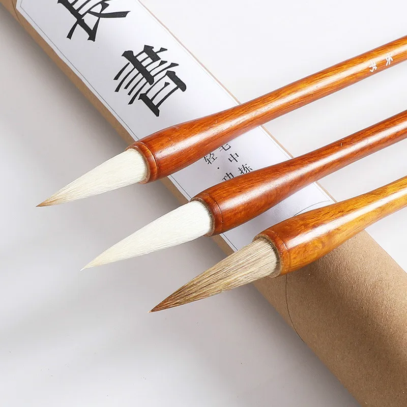 

Calligraphy Brushes Chinese Woolen Weasel Multiple Hair Brush Chinese Painting Brush Chinese Calligraphy Beginners Writing Brush