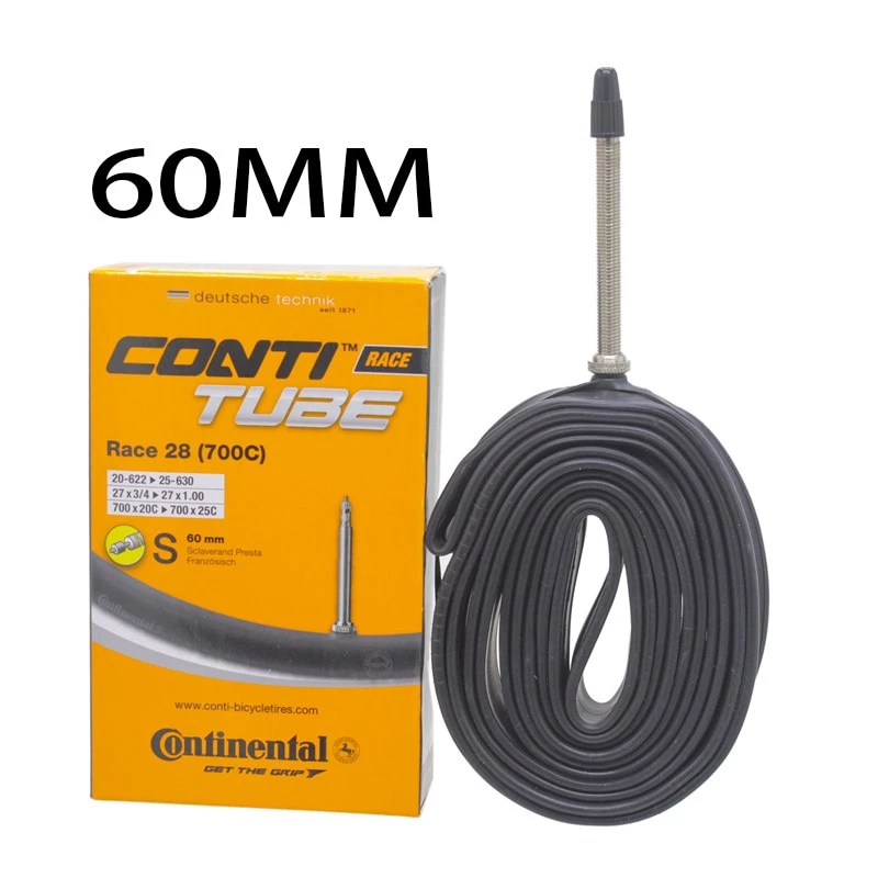 1 Pair Continental Grand Race 28 Road Bike Bicycle Inner Tube 700c x 20-25 Presta 42mm/60mm Bicycle Presta