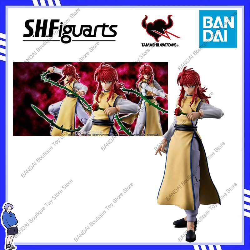 

BANDAI S.H.Figuarts Yu Yu Hakusho Kurama Original Action Figure Collectible Model Gift Authentic Figure Model