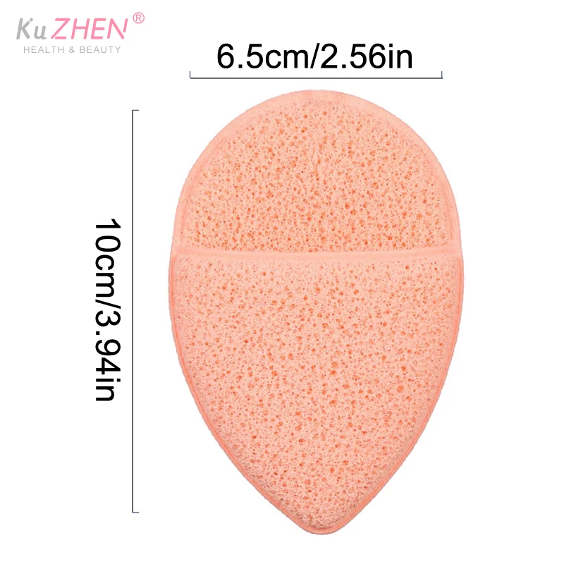 1/5 Stuks Gezichtssponzen Reinigingsbladerdeeg Voor Gezicht Wassen Herbruikbare Make-Up Remover Exfoliërende Pads Voor Dagelijkse Reiniging Huidverzorging tool