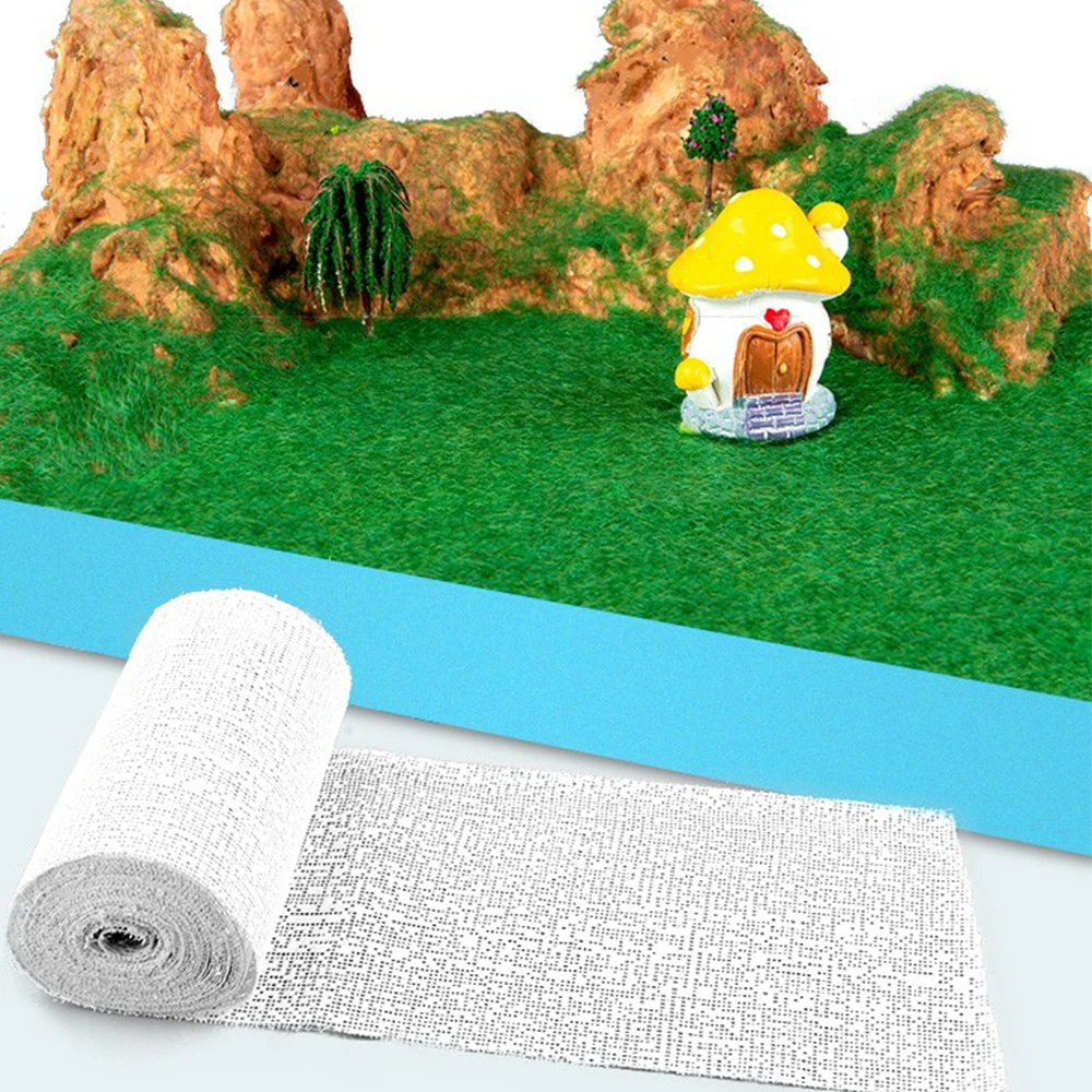 Miniature Mountain Plaster Model Cloth Terrain Architectural Materials Making Scale HO Train Sand Table Scene Layout Toy kits