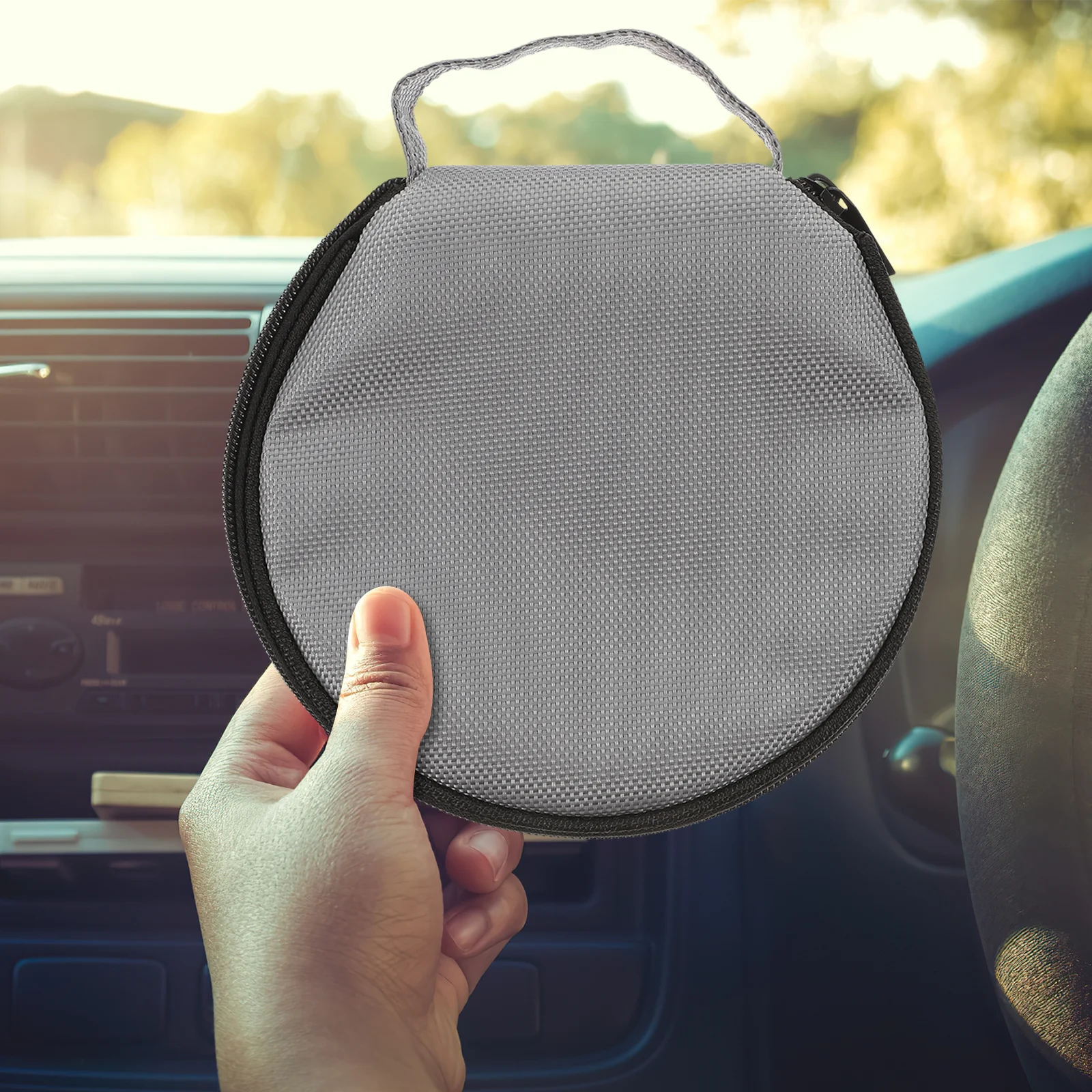 

Cd Storage Bag Large Capacity Waterproof Zipper Organizer Portable Cd Dvd Binder Book Holder Protective Case Car Home