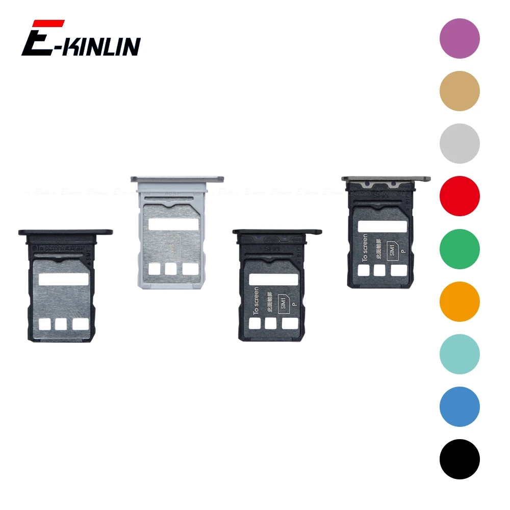 Sim Card Tray Socket Slot Reader Adapter For HuaWei Honor Magic6 Lite Pro Ultimate SD Card Holder Connector Container Parts