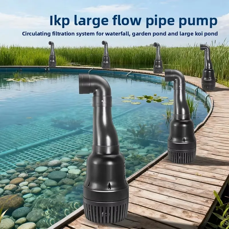 Jebao Jecod JKP Large Flow Submersible Water Pump Koi Fish Pond Circulation Filter Pipe Pump for Garden Pond Filtration System