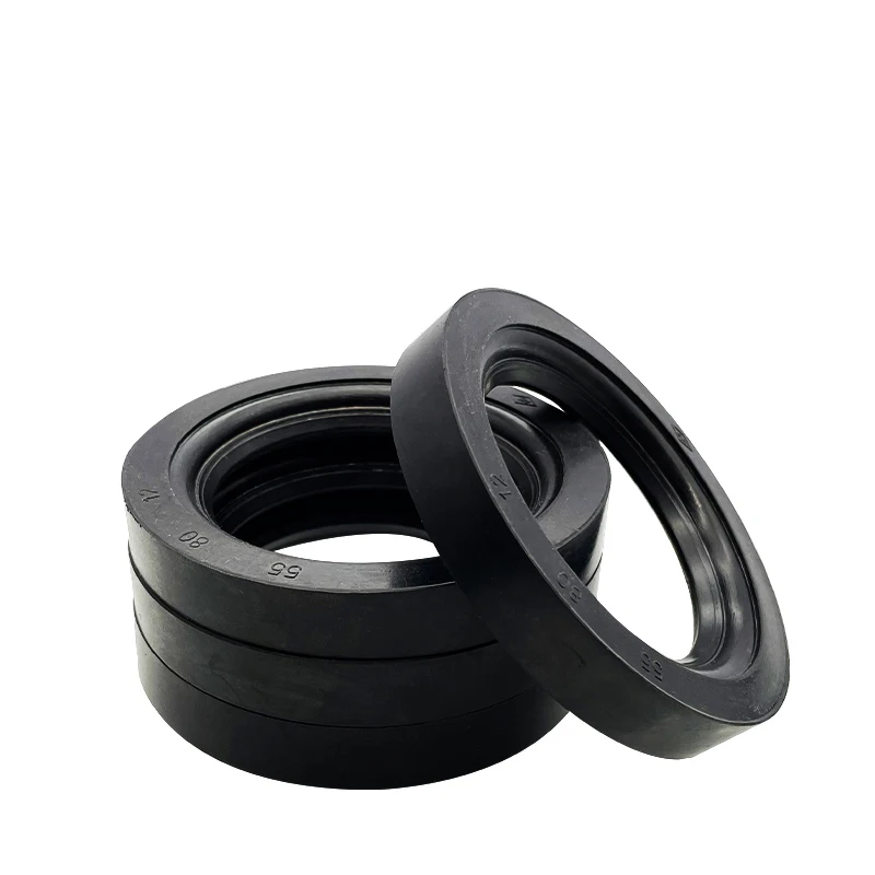 NBR Oil Seal Type-J Frameless Oil Seal Nitrile Rubber Washer Cover With Spring, Inner Diameter * Outer Diameter *Thickness