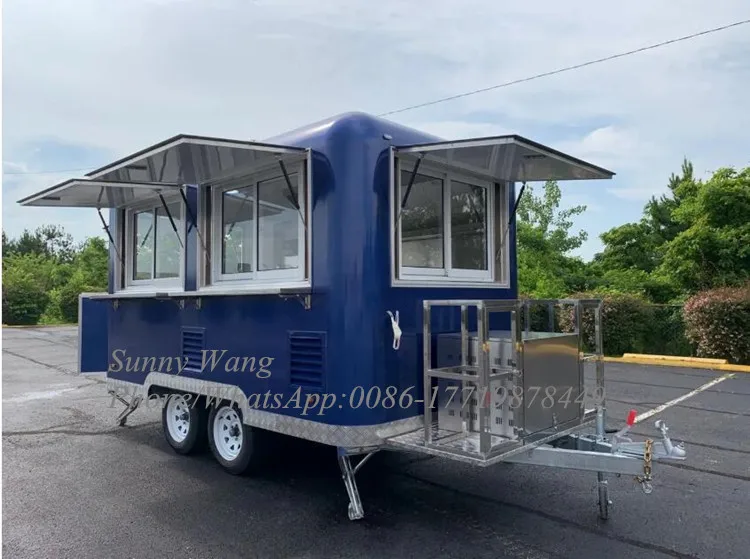 Mobile Food Truck Food Carts Mobile Trailers Catering Truck Snack Food Dining Car For Sale