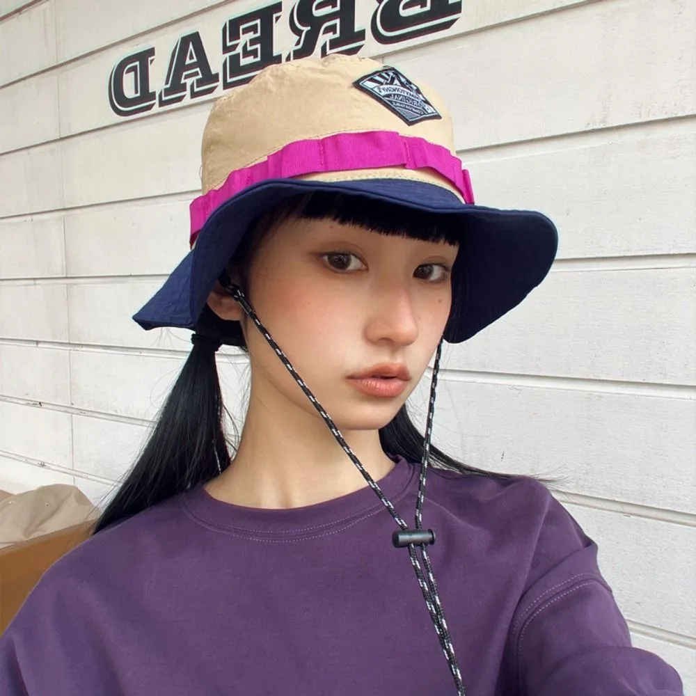 

Sun Protection Western Cowboy Hat Sunscreen Big Brim Hiking Fisherman Hat Bucket Hat Visor Sun Protection Bucket Cap Camping