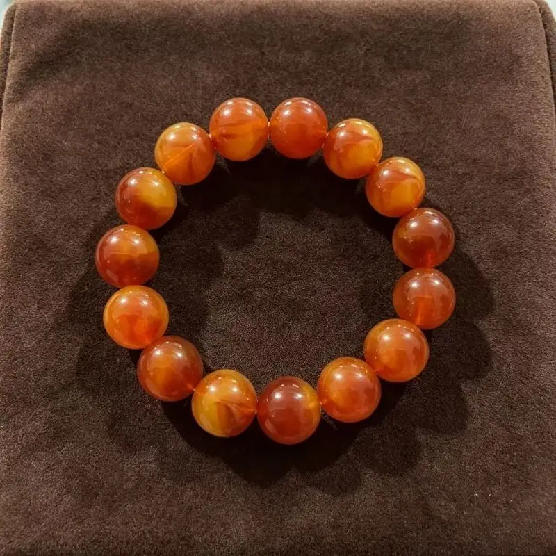 Exquisite Fashion Ethnic Style Second Generation Beeswax Single Ring Bracelet Handicrafts