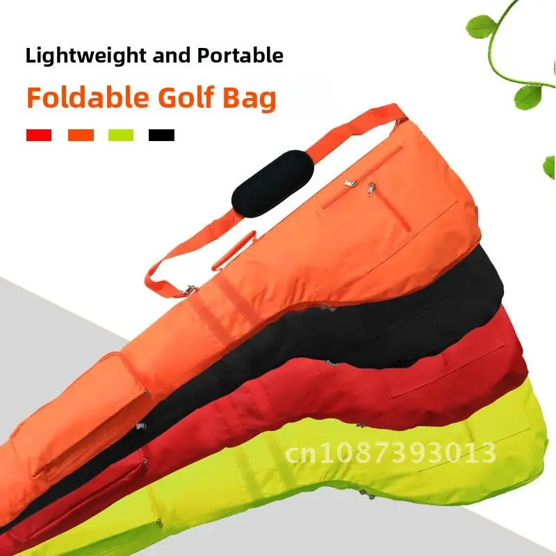 

Портативная складная сумка для гольфа, мягкий полиэстер, чехол для хранения клюшки, сумка для пистолета, переноска для мячей, принадлежности для гольфа на складе