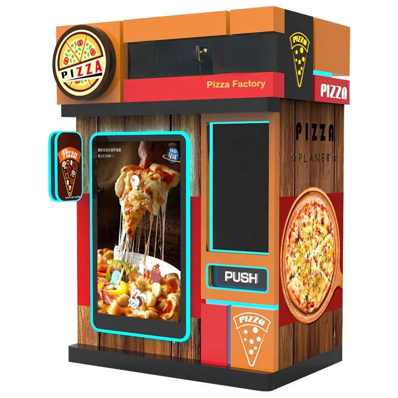 Outdoor Business Self-service Fast Food Making Machine Fully Automatic Pizza Vending Machines for sale