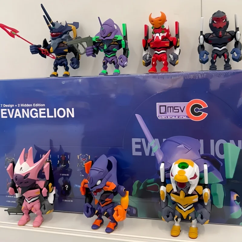 Figura Coleccionable de Anime Bandai Namco Qmsv C Neon Genesis Evangelion Eva Unidad 01 Estilo Q en Caja Ciega, para Coleccionistas y Regalos para Niños