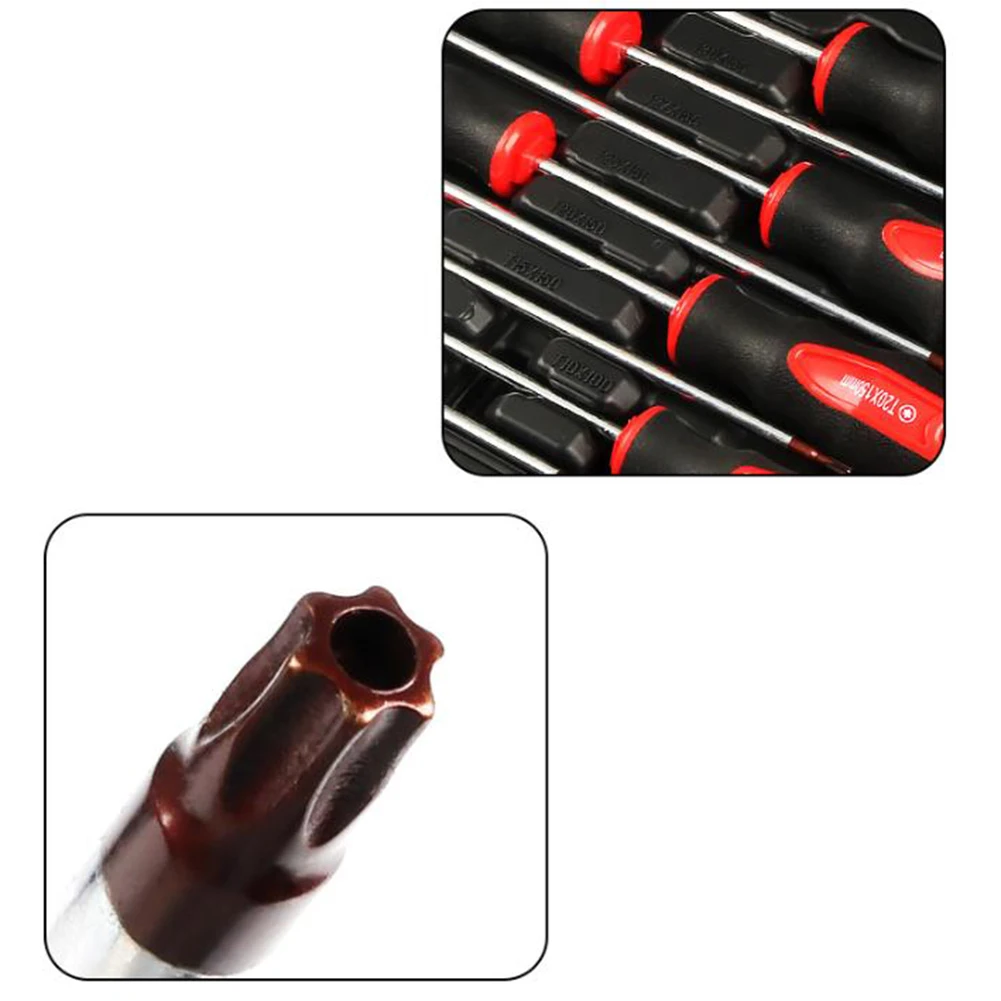 

8PCS MagneticTip Screwdriver For Torx Screwdriver Set T8 10 15 20 25 27 30 T40 Screwdriver For Automotive Work