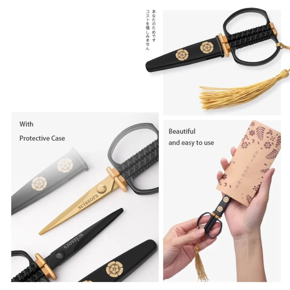 Multifunctional Craft Scissors Stainless Steel Fabric Cutter Round Head Safety Embroidery Scissors Handmade Scissors