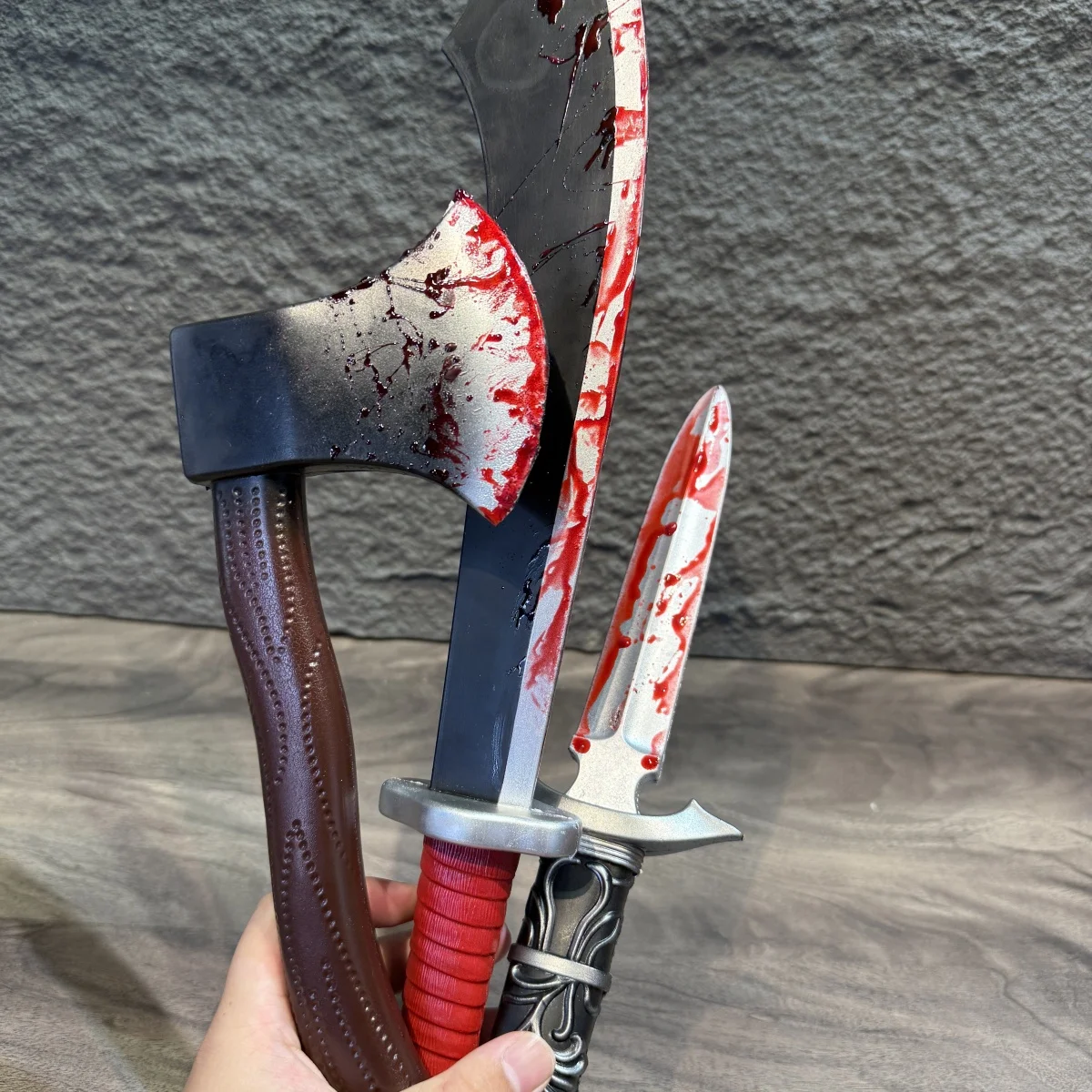Cosplay Prop Knife - Разнообразные выдвижные пластиковые ножи-имитации для Хэллоуина,